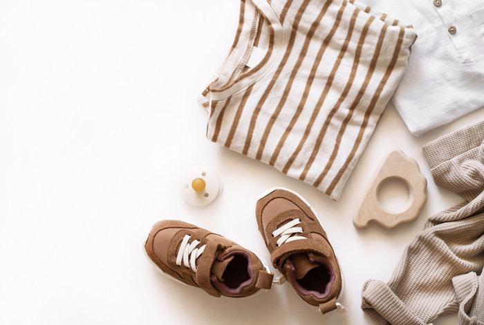 Organized kids clothing and baby apparel